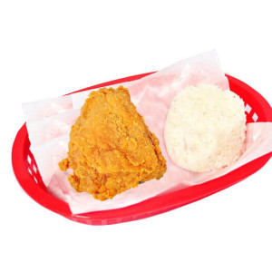 Fried Chicken with rice